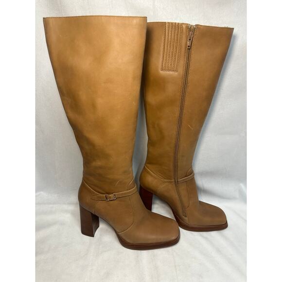 Jeffrey Campbell Iggie Boots Camel Size 10 Never Worn - Picture 2 of 8